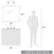 Orwell 2 Light 18 inch Pewter Vanity Light Wall Light